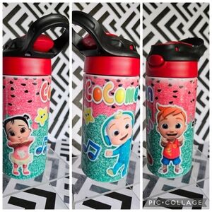 Colorful Cocomelon Kids Water Bottle